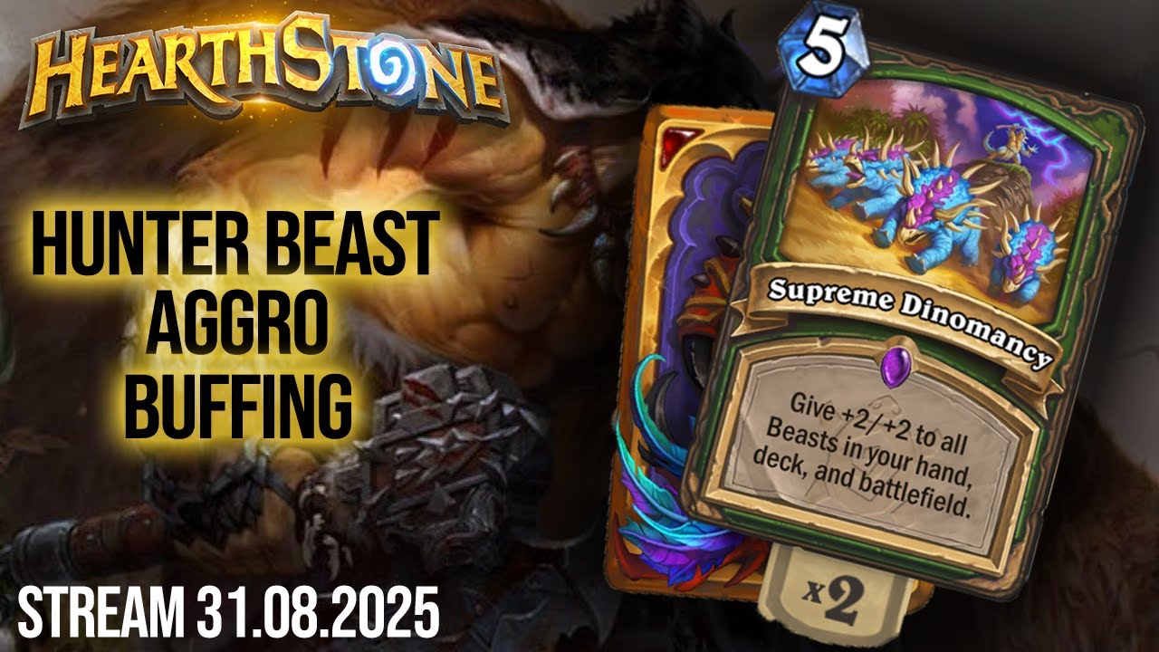 HEARTHSTONE - Hraju otravnej BEAST Deck!