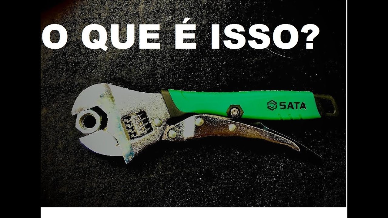 ALICATE HÍBRIDO CHAVE INGLESA DE PRESSÃO SATA