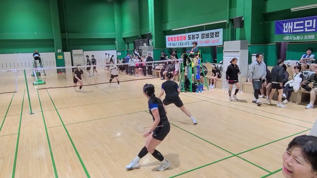 [2026/02/28] 2026 미르스포츠 동호인 배드민턴 대회 여복20A 예선1경기 미르스포츠 조유림/류연진