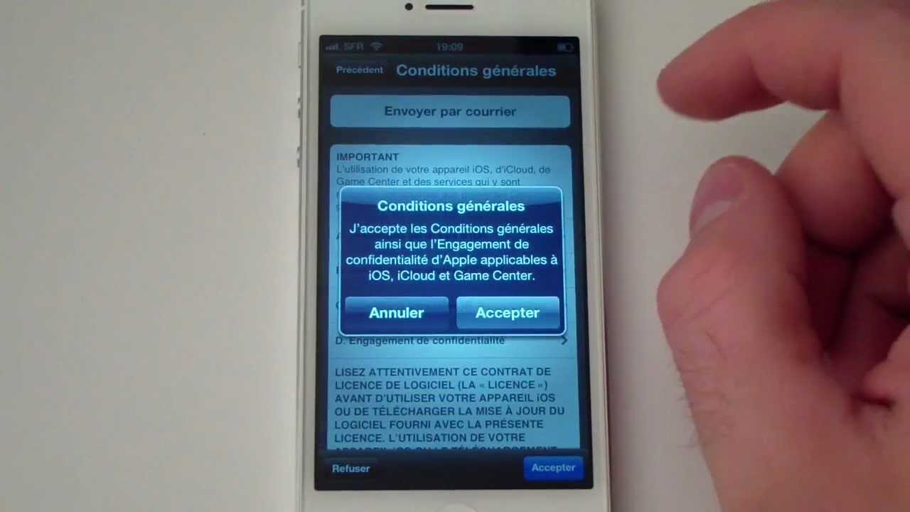 iPhone 5 (Apple), déballage et premier démarrage - par Test-Mobile.fr
