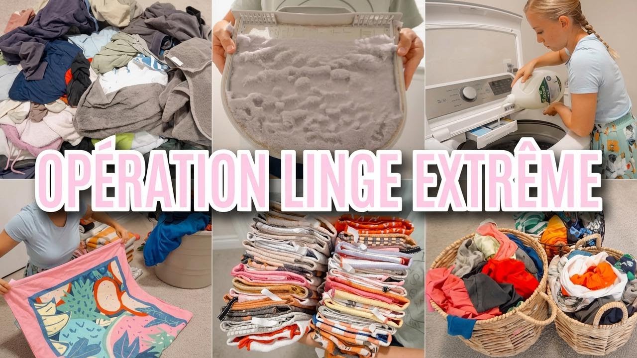 Lessive extrême ! 🧺 | Un vrai coup de boost pour remettre son linge à zéro