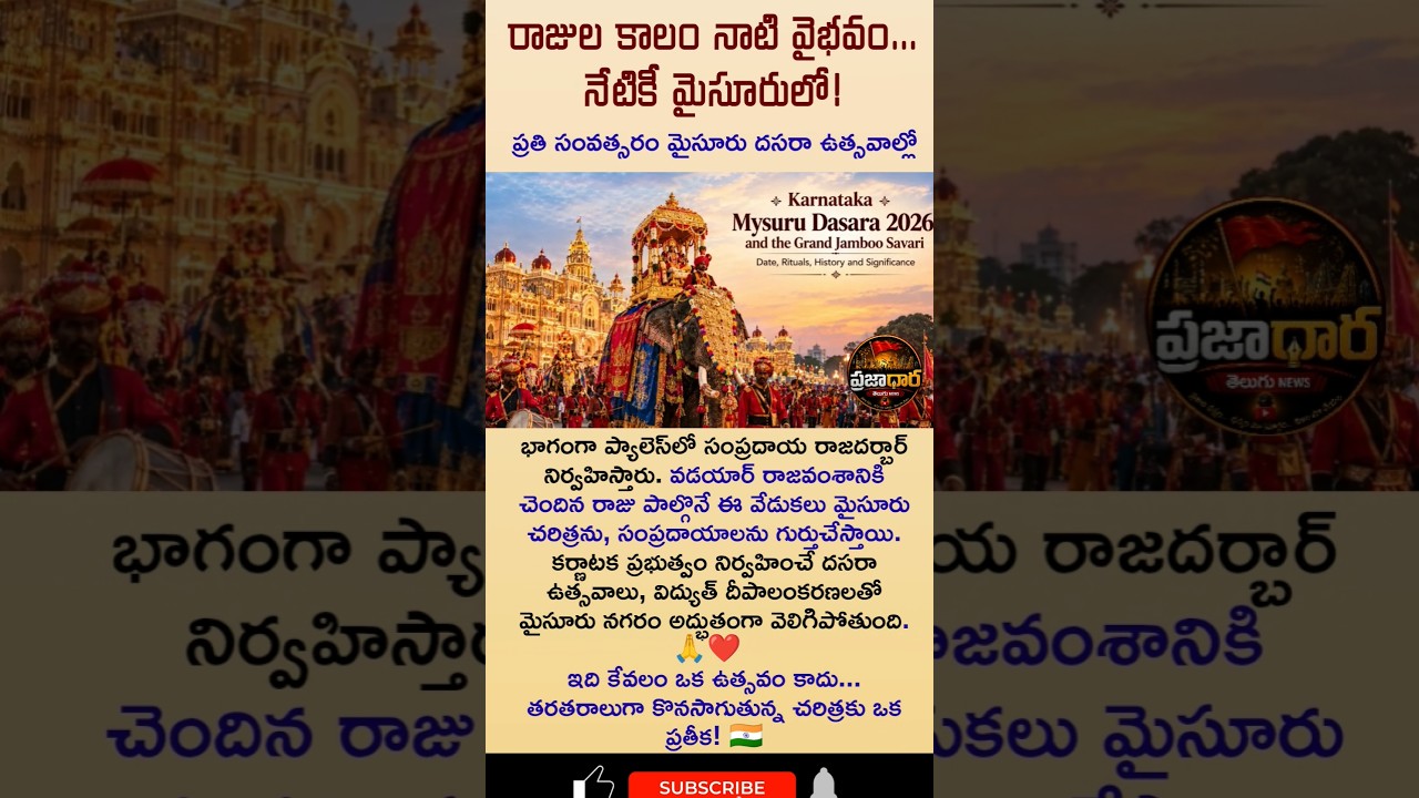 700 ఏళ్ల రాజవైభవం ఇంకా ఉందా? #mysore #dasara #telugushorts #viral