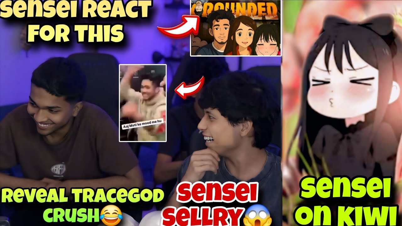 Sensei On Kiwi😱Sensei React For This😢Tracegod Crush Reveal😂Sensei Sellry🔥React Scout Dance😂LAFDA