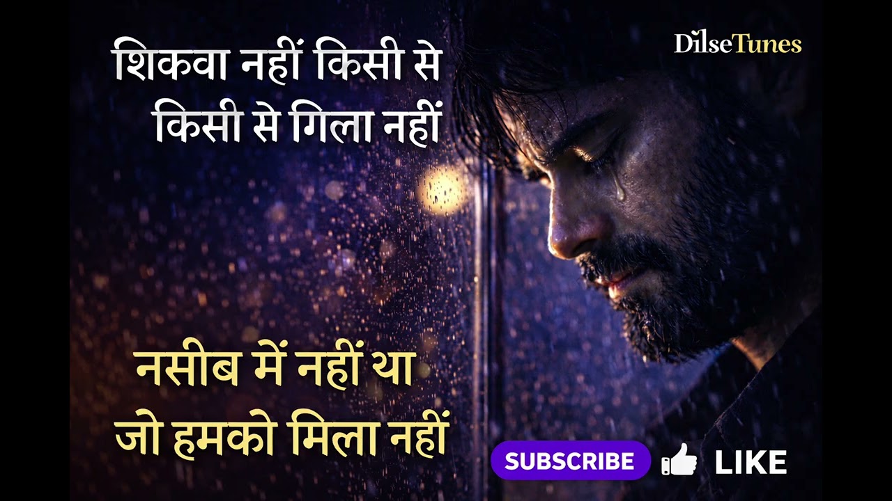 नसीब में नहीं था – Heart Touching Hindi Sad Song 2026 #sad 😭😭😭