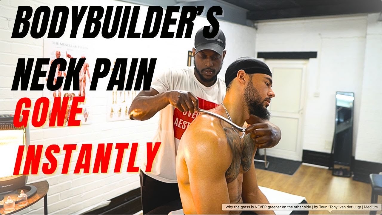 Asmr upper body chiropractic and massage for neck pain gone
