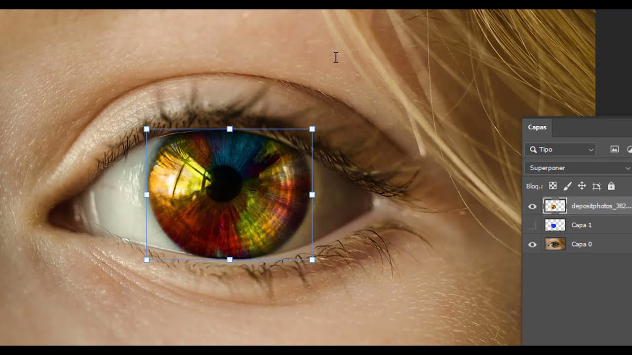 Cambiando el color de una imagen en Photoshop - El Ojo