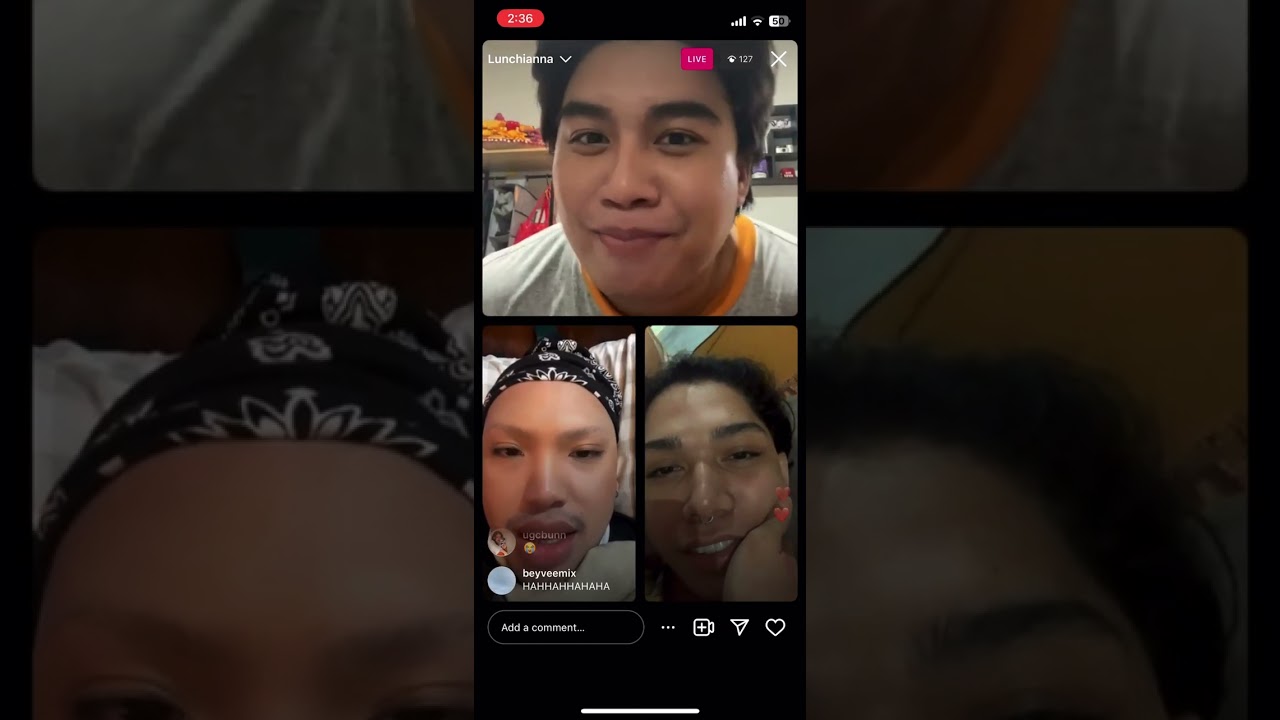 Hana Beshie, ØV CÜNT - Instagram Live - 13 August 2023 Lunchianna