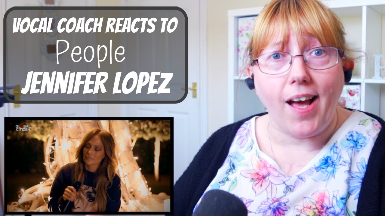 Vocal Coach Reacts to Jennifer Lopez - J Lo 'People' One World Together at Home