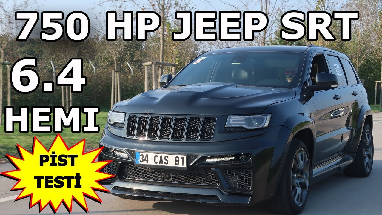 750 HP Jeep Cherokee 6.4 HEMI SRT testi