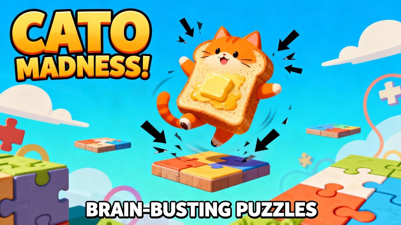🐱🍞 BREAKING GRAVITY WITH A CAT?! CATO Puzzle Platformer Madness 🐱