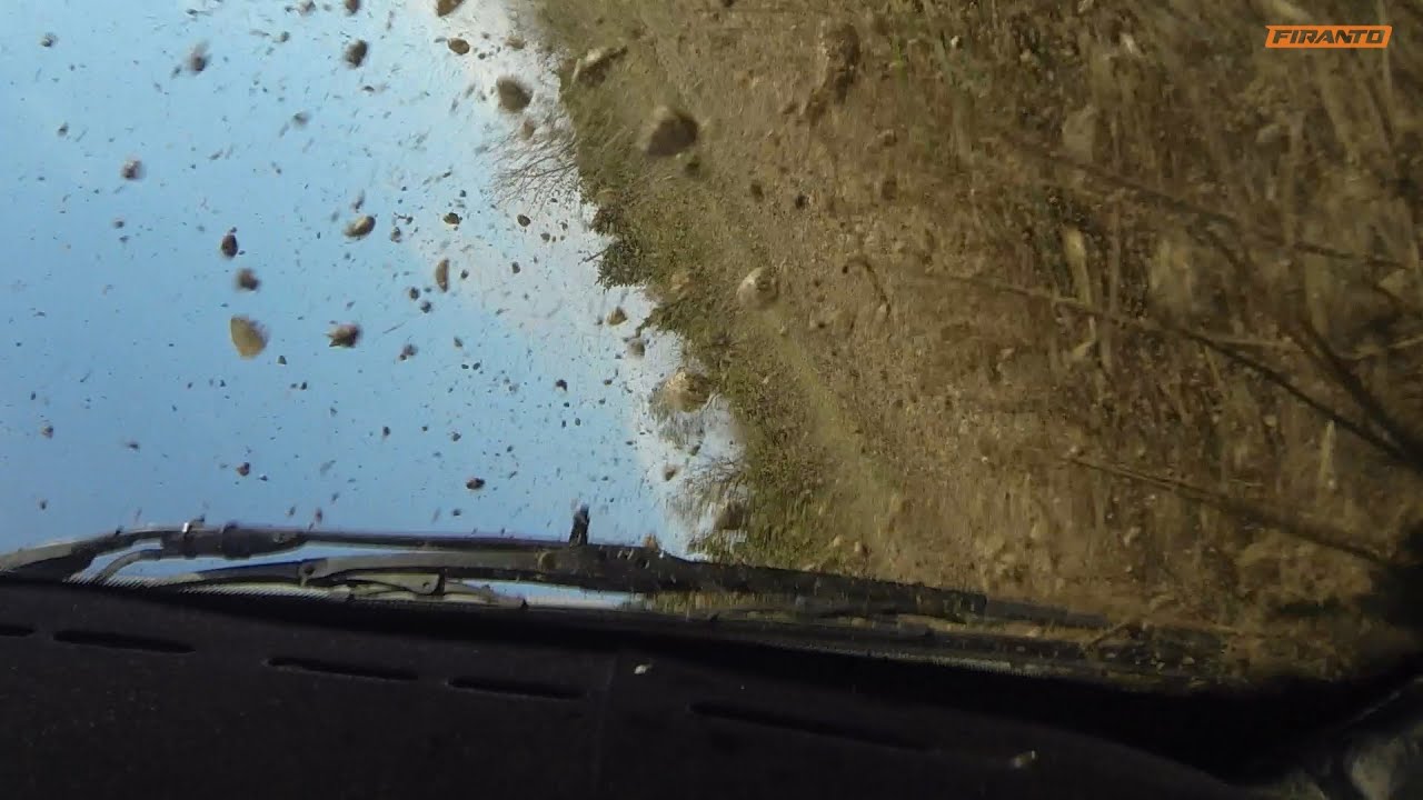 Giedrius Firantas crash with BMW 325 in Saaremaa rally 2014
