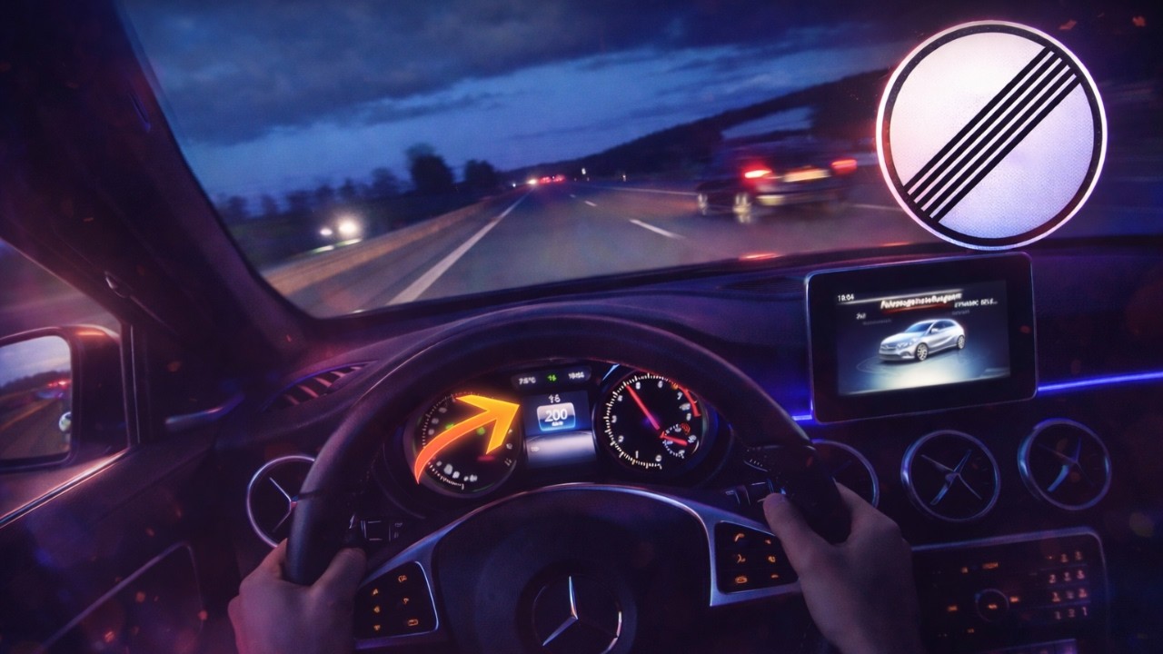 Mercedes A-Class on the German Autobahn – Faster Than Expected?