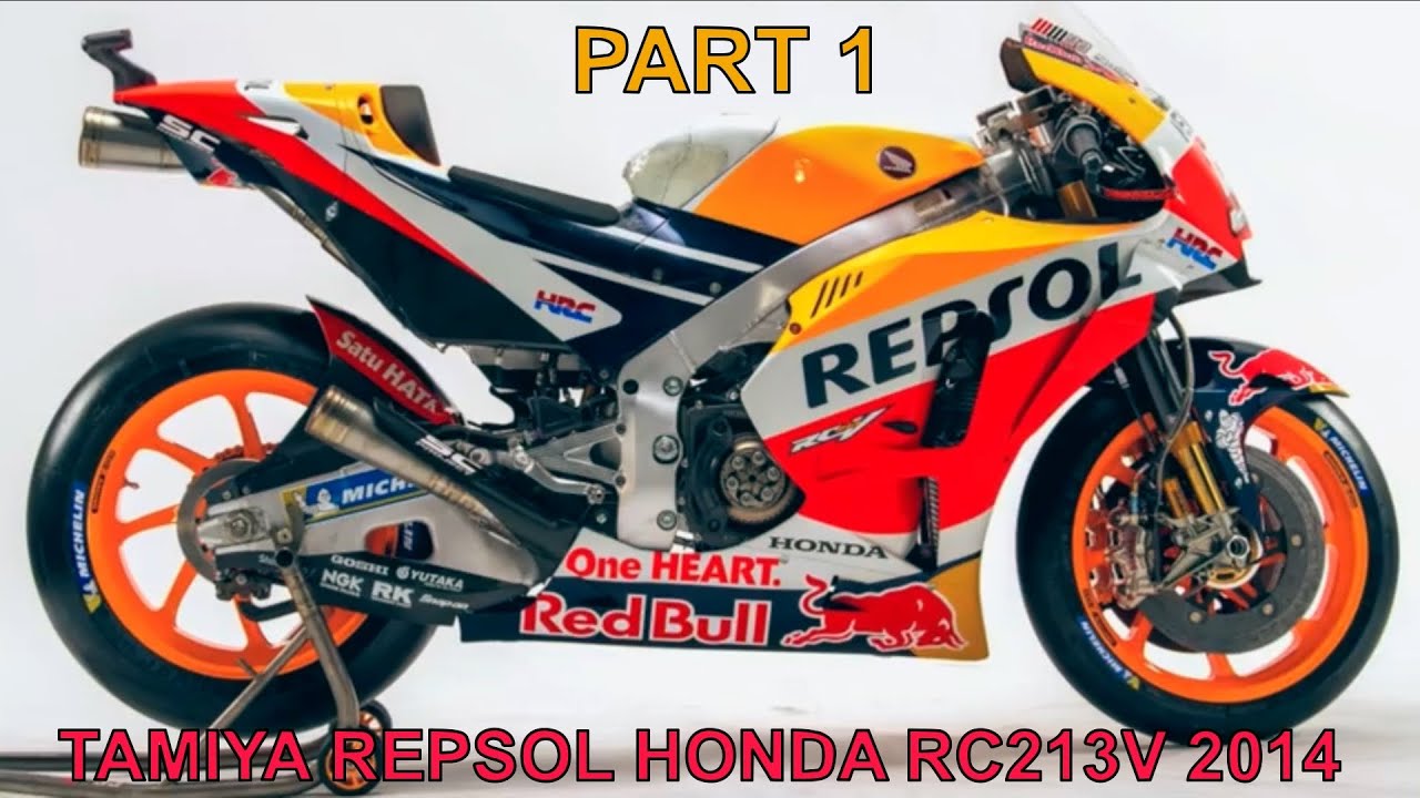 Build Tamiya Repsol Honda RC213V 2014 - part1