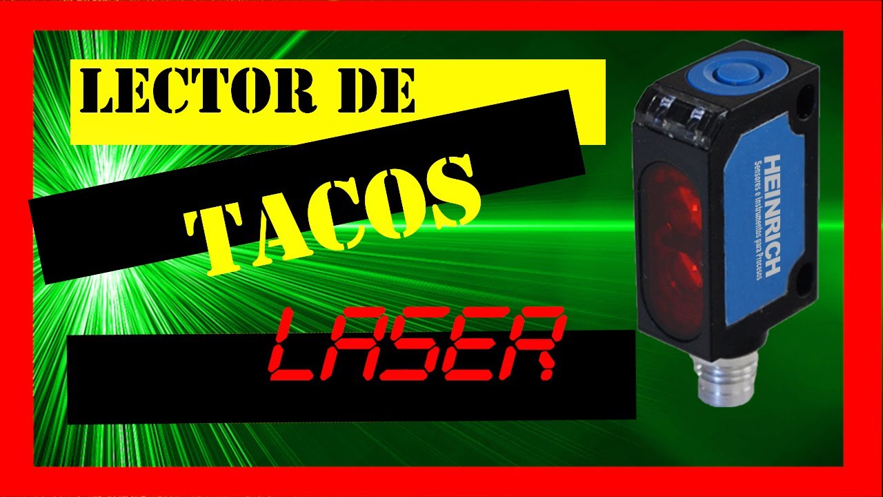 descubri !!! LECTOR DE TACOS / L-A-S-E-R / [SENSOR de CONTRASTE ] 😮😮 10 veces mas DISTANCIA!!!