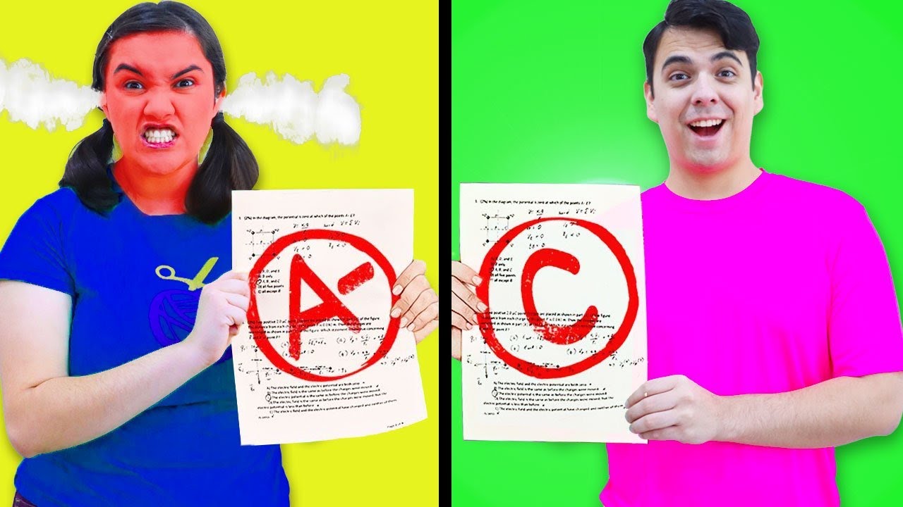 ANGEL VS DEMON STUDENT | FUNNY RELATABLE MOMENTS & CRAZY SCHOOL SITUATION BY CRAFTY HACKS