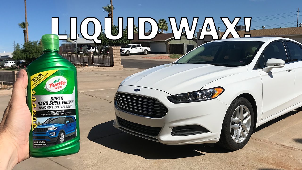 Wash & Wax | Turtle Wax Super Hard Shell Finish | Detailing a Ford Fusion 2014 | Family Fun!