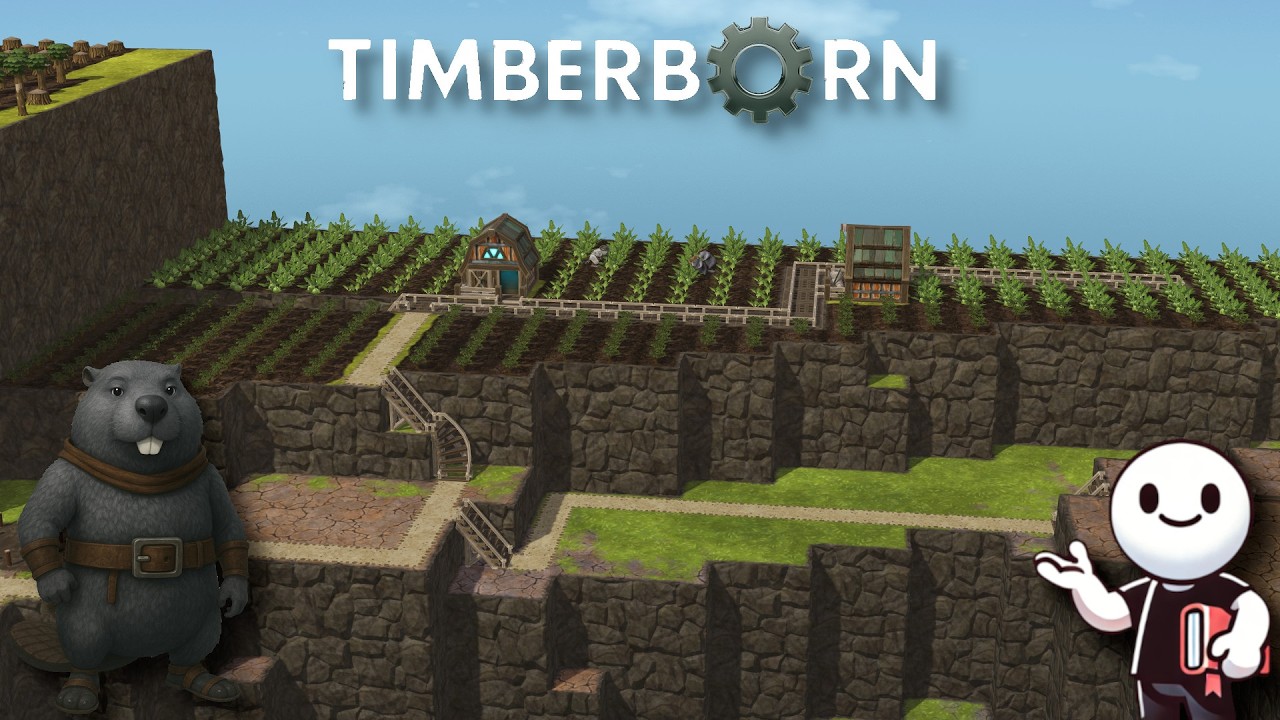 First Farming Terrace Unlocked | Timberborn v1.0 Hard | Iron Teeth | E18