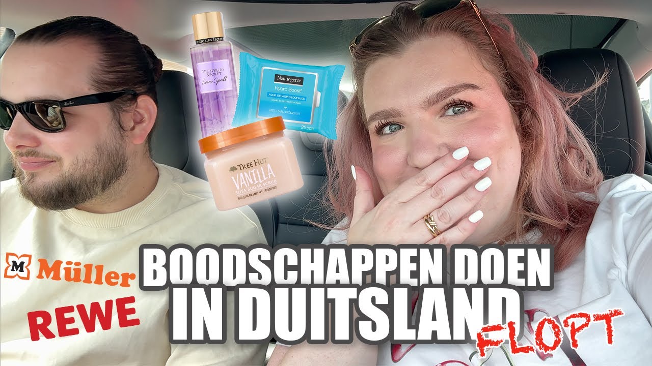 Onze poging tot boodschappen doen in Duitsland bij drogist en supermarkt | Vera Camilla
