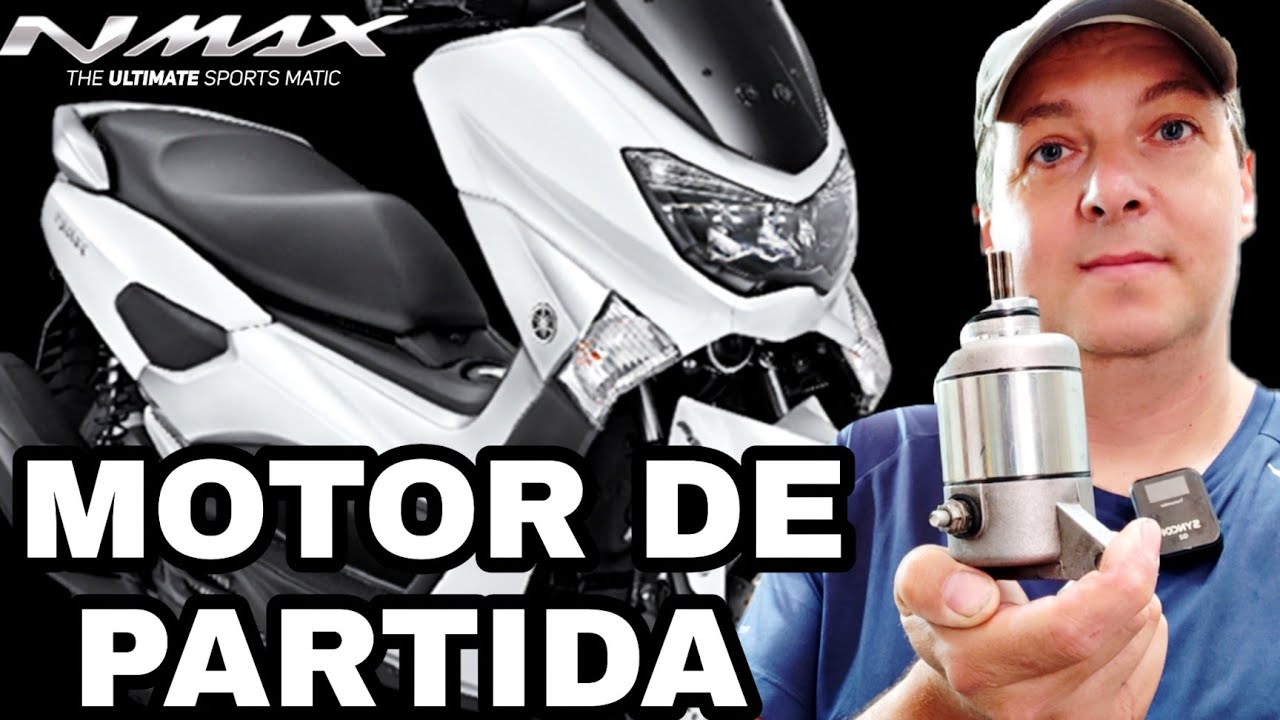 Super dica - Como trocar as escovas do motor de arranque da Nmax - carvão do motor de partida #nmax
