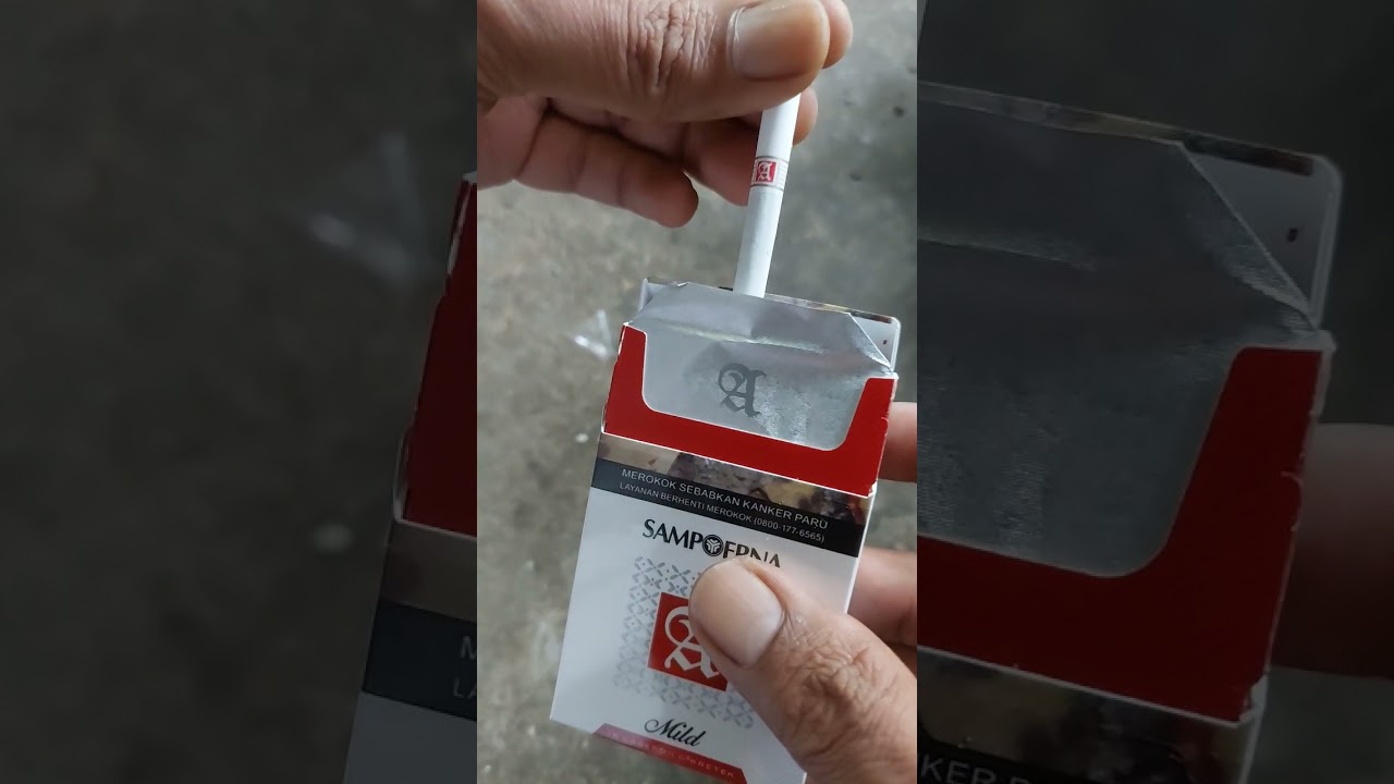 Open Cigarette A Mild Sampoerna 
