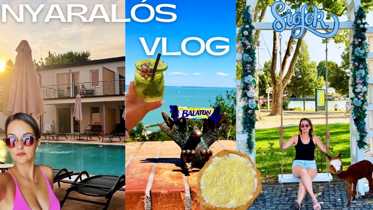 VLOG/Balatoni NYARALÁS 2025/SIÓFOK🏝️