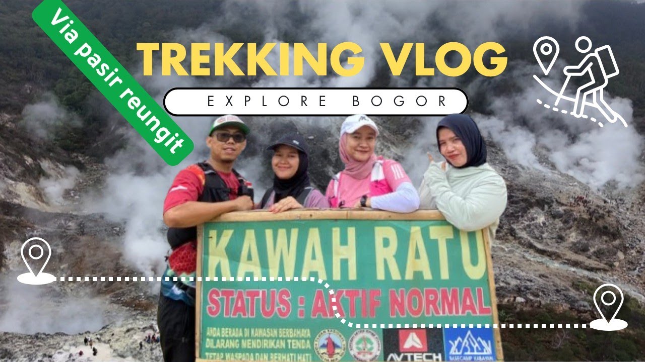 Trekking Kawah ratu gunung salak via pasir reungit terbaru