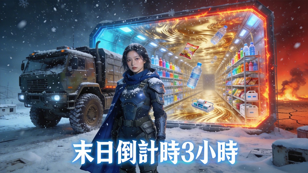 【全集放送】末日倒計時3小時！前世慘死冰窟，這一世我攜「無限冷鏈系統」歸來！渣女想蹭我的恆溫車？滾去別墅裡凍著吧！
