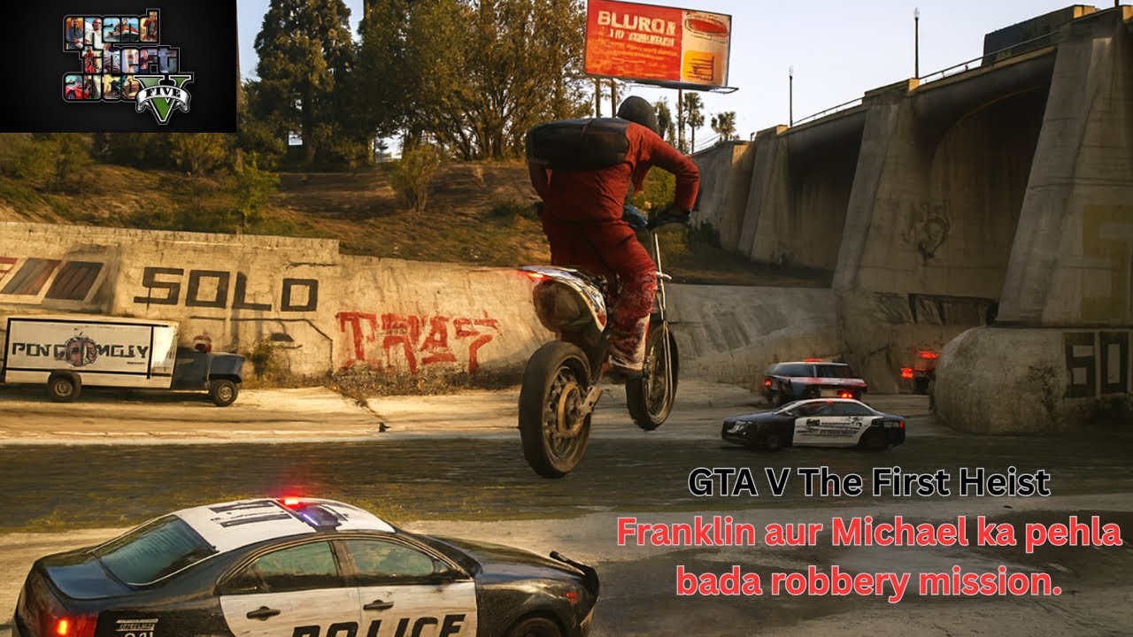 GTA V Pehla Heist | Franklin Michael Ki Zindagi Badalne Wala Mission