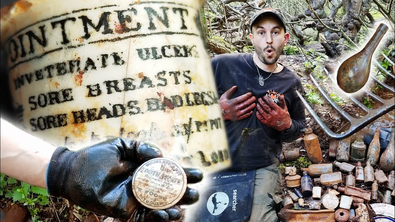 A cure for SORE BREASTS and other CRAZY finds at the old dump!