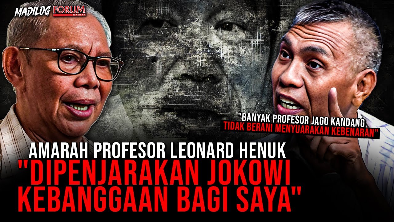 PROFESOR PENUDING JOKOWI DROP OUT DARI UGM: KAMI MEMBUAT SEJARAH BERANI MELAWAN JOKOWI