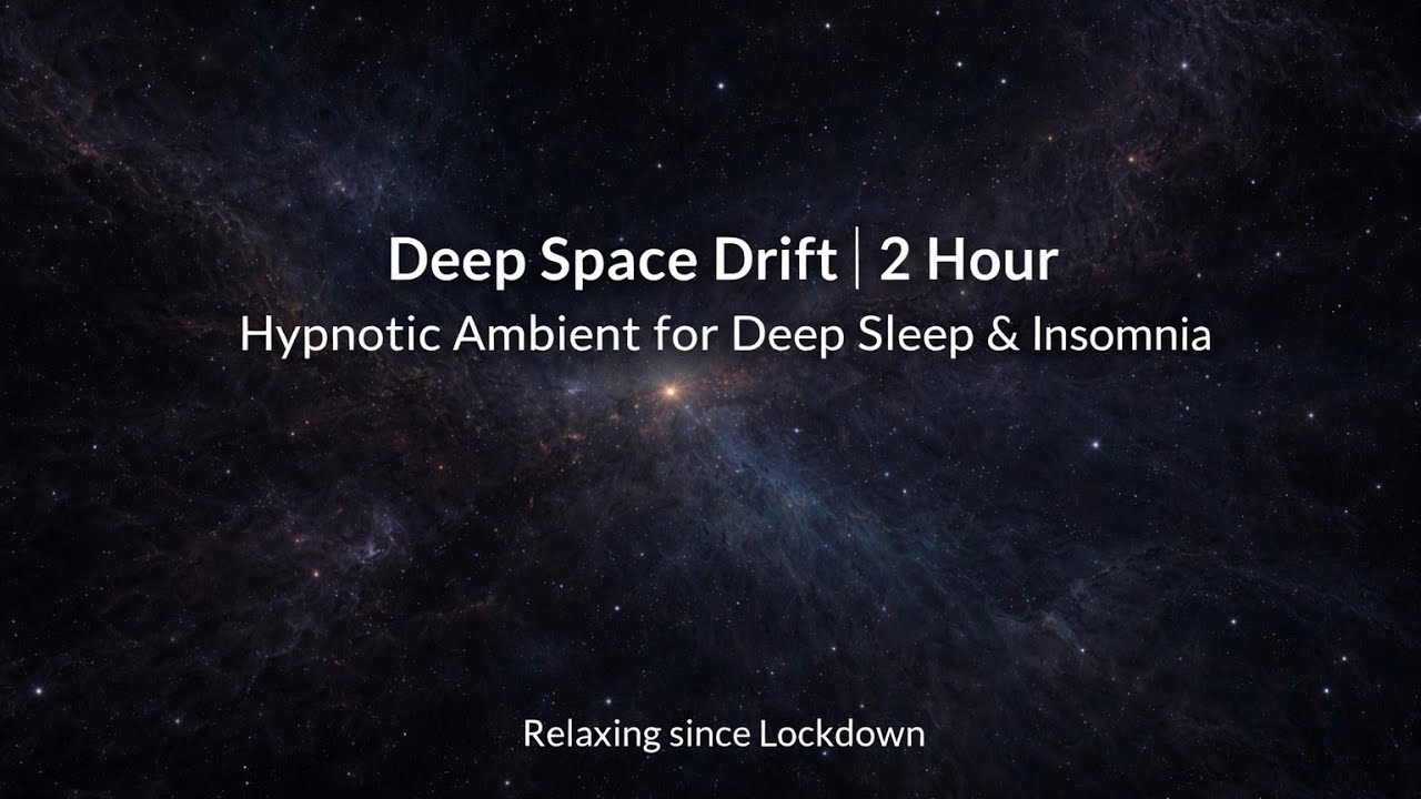 Black Screen Sleep Music | Low Frequency Cosmic Drone | No Lights, No Distractions