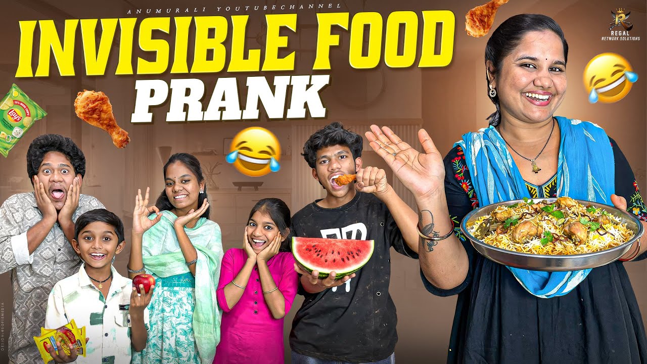 Invisible Food Prank ||Anu Murali Videos|| #trending #funny #comedy #foodvlog #prank  #shorts 