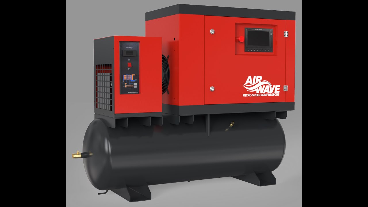 How to service Airwave Micro-VARI-Speed MT Series, Variable Speed, Rotary Screw Air Compressors