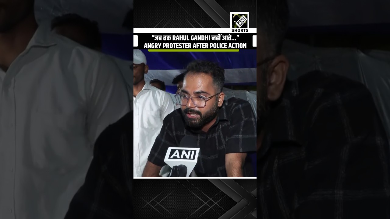 Angry protester demands Rahul Gandhi&rsquo;s presence after Jharkhand police action in Ranchi