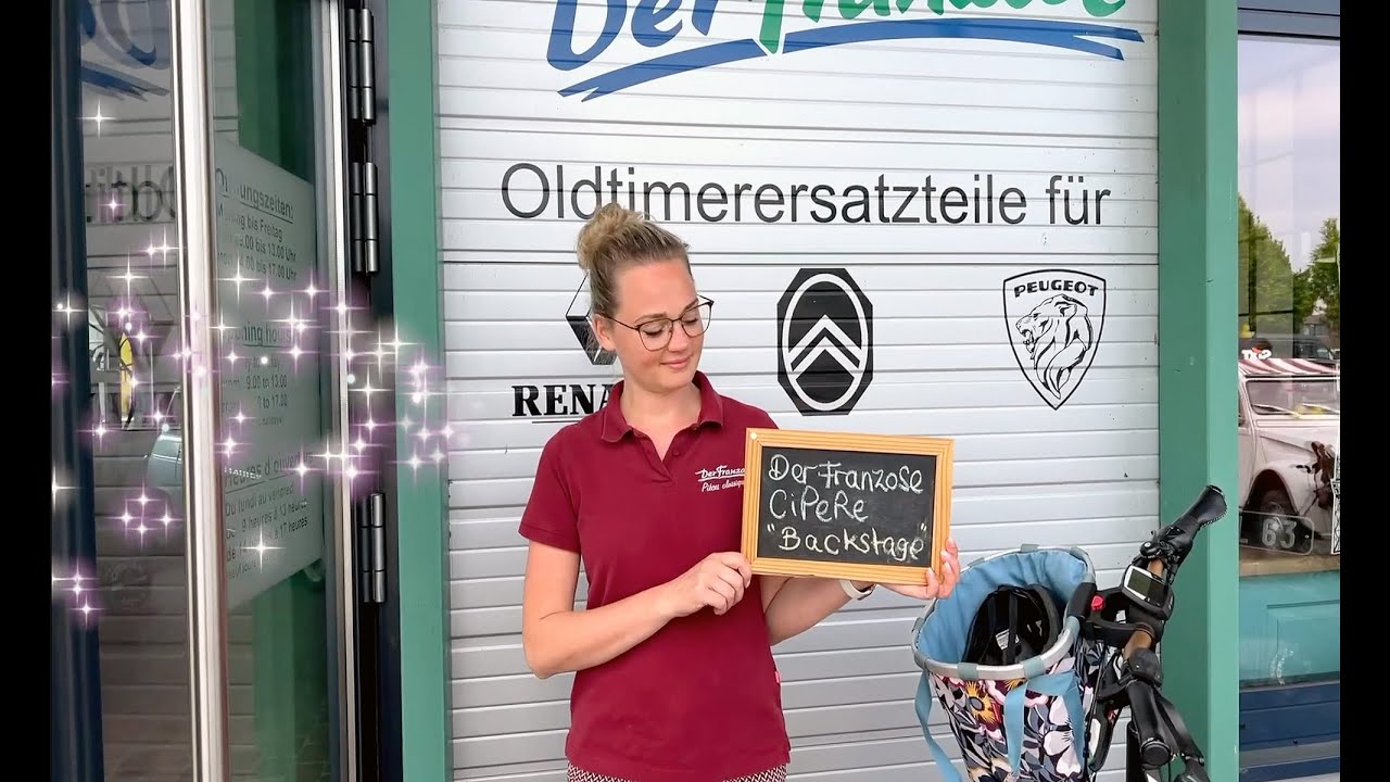 Der Franzose Backstage
