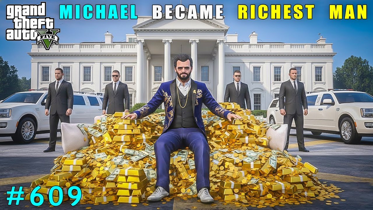 Michael Finally Becomes The Richest Man | Gta V Gameplay #609