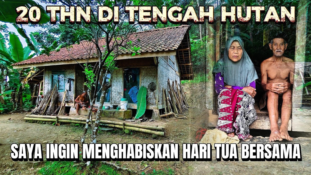 Gak Nyangka..Selama 20 Tahun Pasangan Lansia Tinggal Berdua Di Tengah Hutan Tanpa Ada Tetangga.