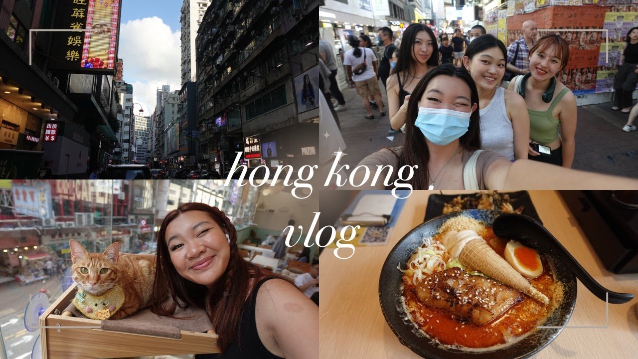 hong kong diaries 🇭🇰🍜🐈: productive week, how i balance work and social life while studying abroad