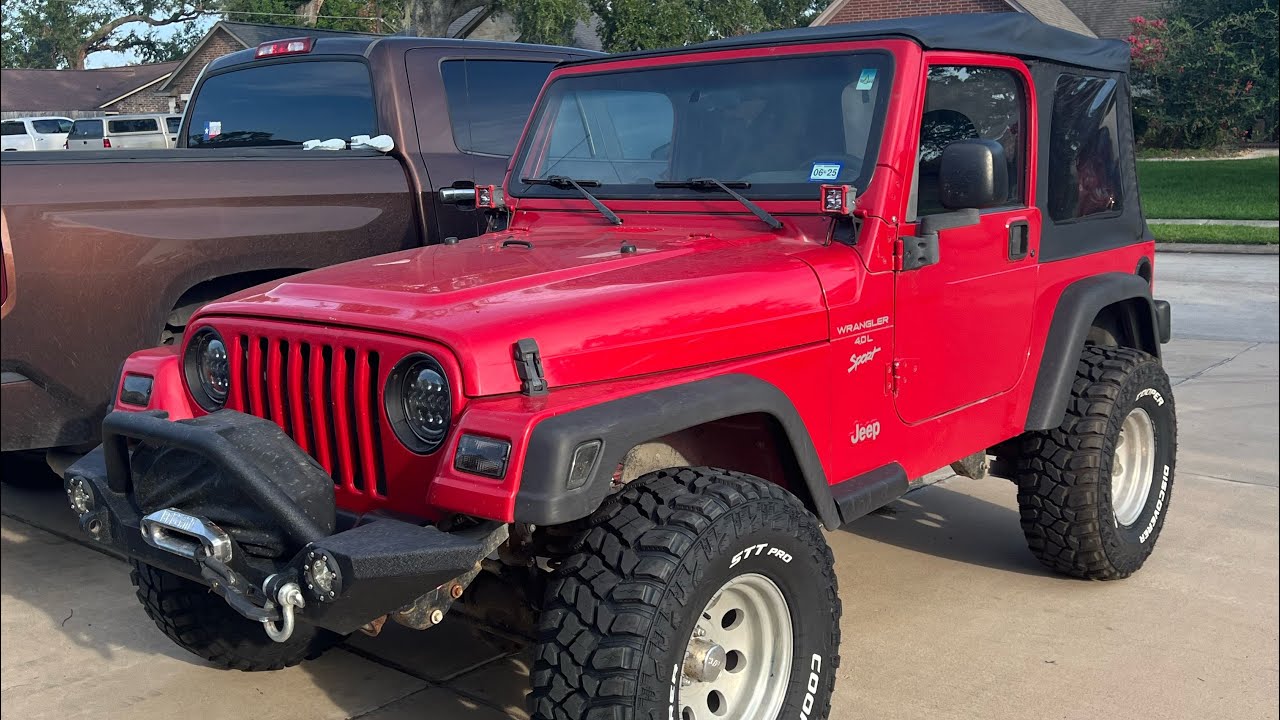 Jeep TJ Update, new tires and soft top