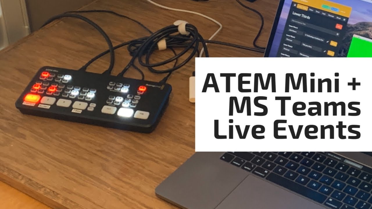 ATEM Mini для прямых трансляций Microsoft Teams