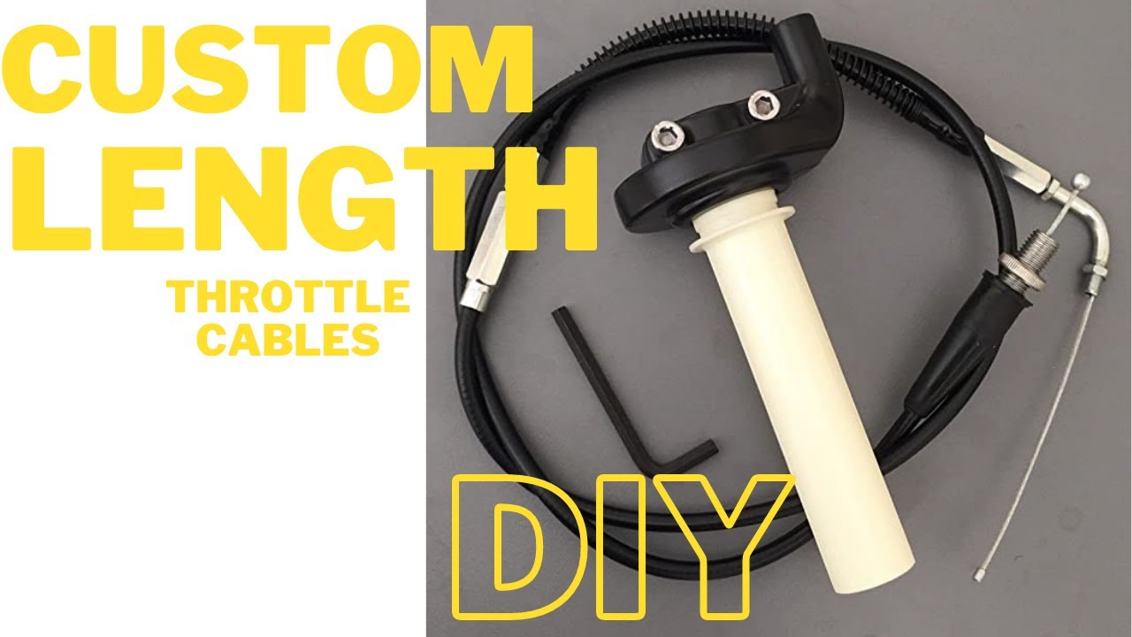 HOW TO Shorten Motorized Bicycle Atv Motorcycle Throttle Cable