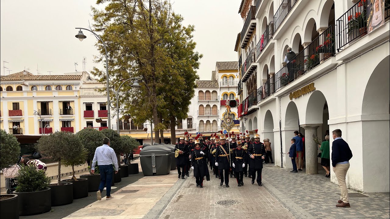 🎶 LLEGADA Banda Rescatado (VVa de los Infantes) | Hdad Cautivo (Mañana) | 24 de Marzo, Écija 2024 |