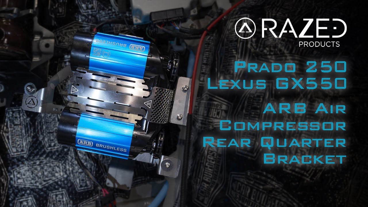 LC250 / GX550 Rear Quarter Compressor Bracket Installation