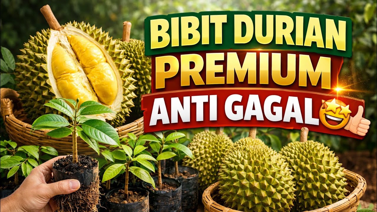 BIBIT DURIAN PREMIUM ANTI GAGAL🤩👍🏻COCOK UNTUK PEMULA DAN PROFESIONAL ‼️🤩