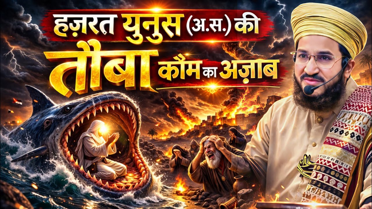 हज़रत यूनुस (अ.स.) का हैरतअंगेज़ वाक़िया 😱 | मछली के पेट से निजात | रमज़ान स्पेशल Day 8 