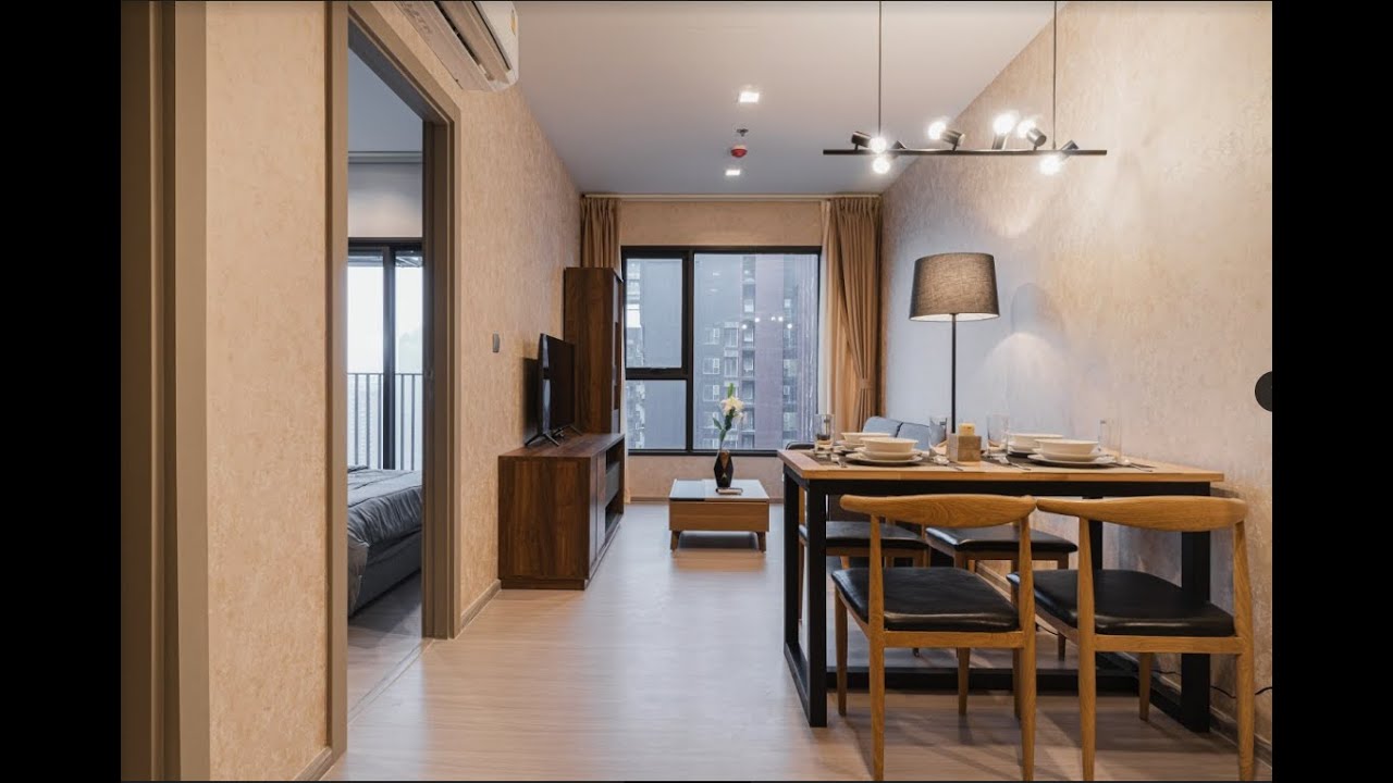 Life Asoke Rama9 one bed plus 35 sqm. Decoration by  Vanilla Design
