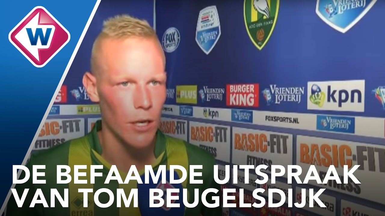 Reactie ADO-speler Tom Beugelsdijk na ADO Den Haag - FC  Utrecht -  Rustaagh - OMROEP WEST