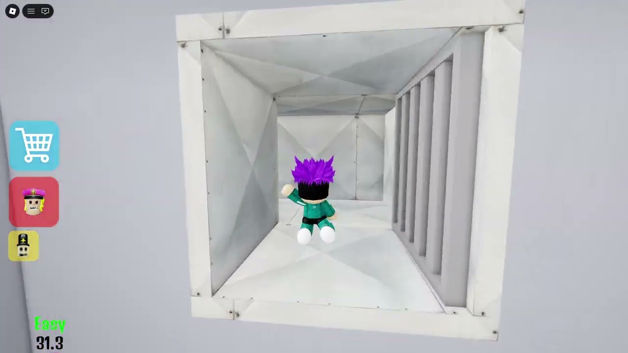 POLICE GIRL PRISON RUN! Obby roblox! Gameplay Walkthrough No Death 4K