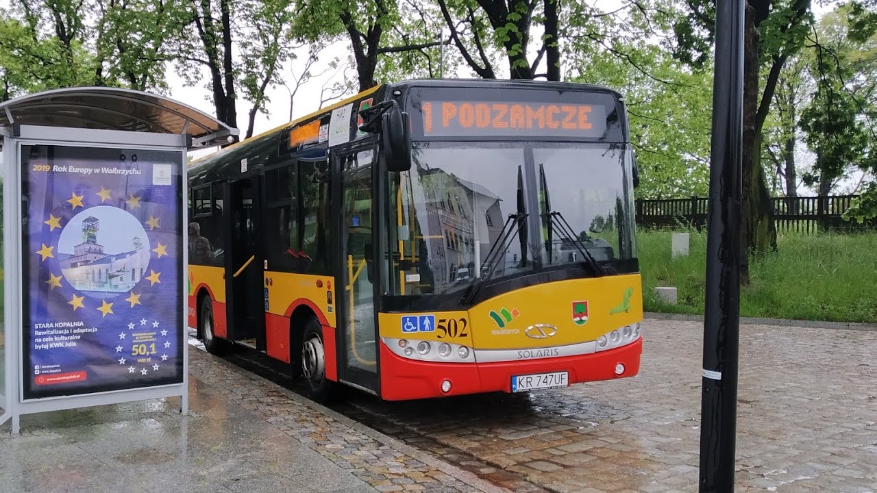 Solaris Urbino 8,9 #502 [Linia 1] @ZDKiUM Wałbrzych.
