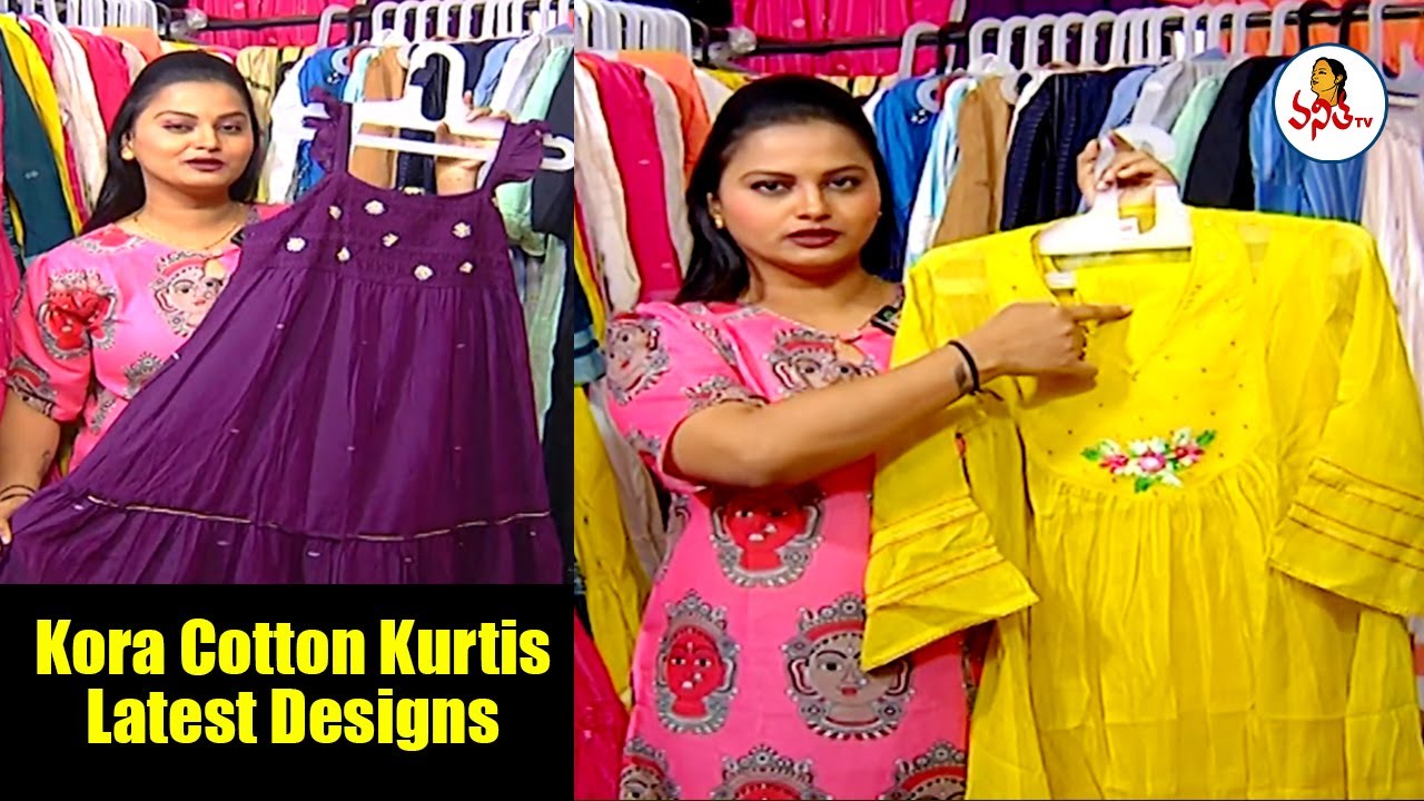 Kora Cotton Kurtis Latest Designs | Trending Traditional And Casual Wear | Vanitha Tv 22-12-2025
